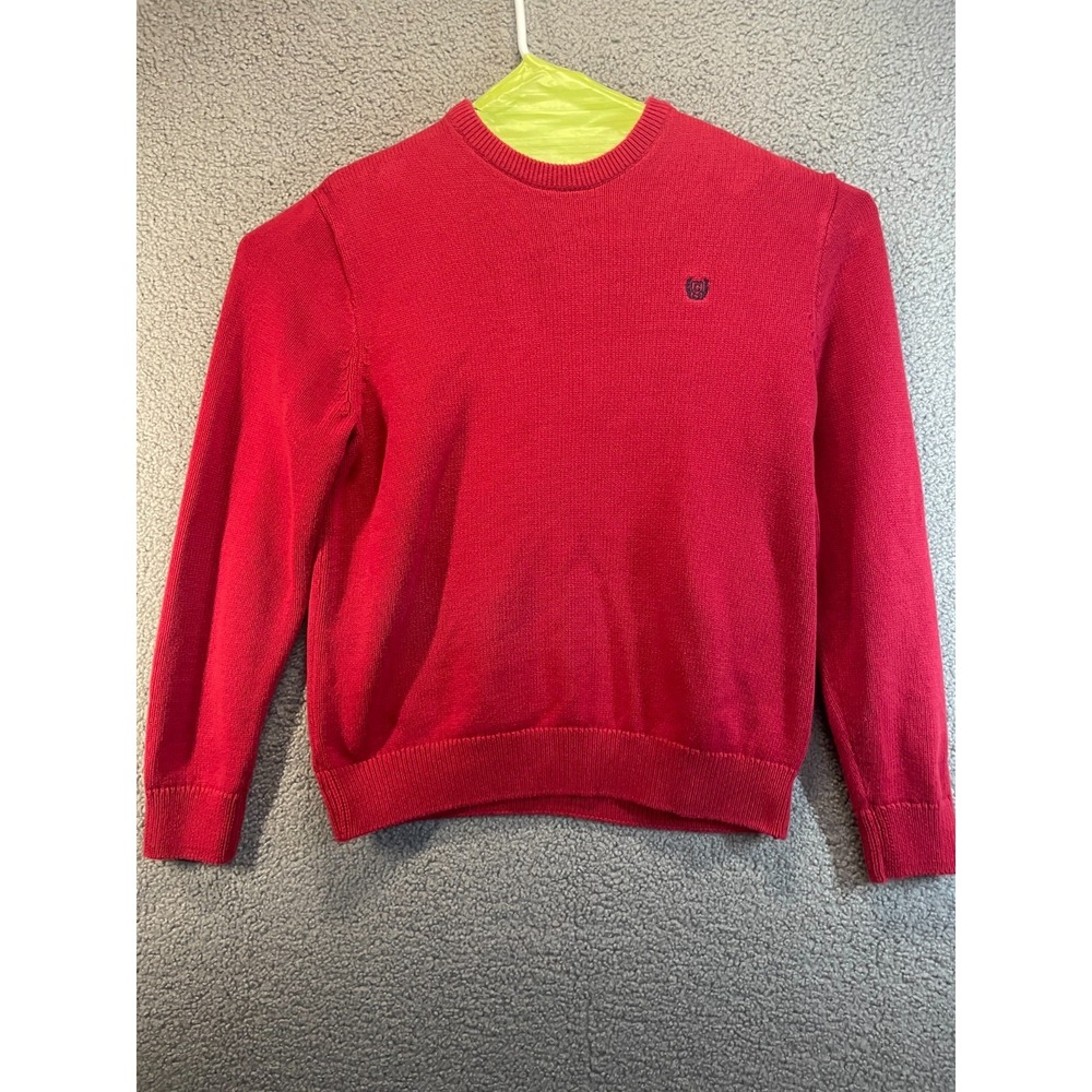Ralph Lauren Chaps Men's Sweater ‎ Heavyweight Long Sleeve Red Large